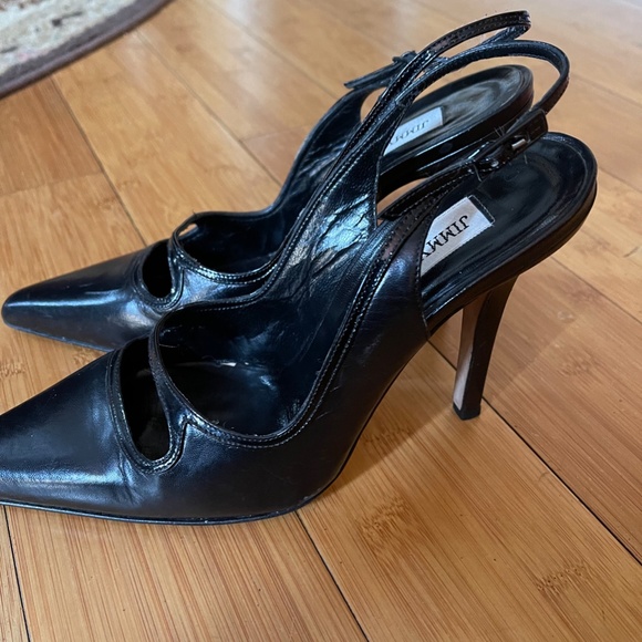 Jimmy Choo Black Slingback/Mary Janes size 39 1/2 - Picture 4 of 11